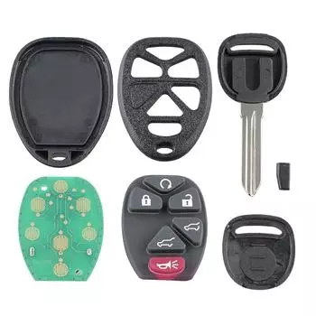 J18 6 кнопок ключа OUC60270 315 частота замена для Chevrolet 2007-2014 Chevy Silverado Suburban дистанционный автомобильный брелок 6b комплект 6 buttons чёрный
