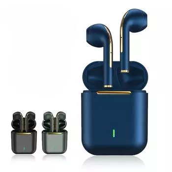 J18 TWS Bluetooth наушники-гарнитура настоящие беспроводные наушники-вкладыши стерео наушники-вкладыши для телефона Xiaomi Samsung TWS золотой