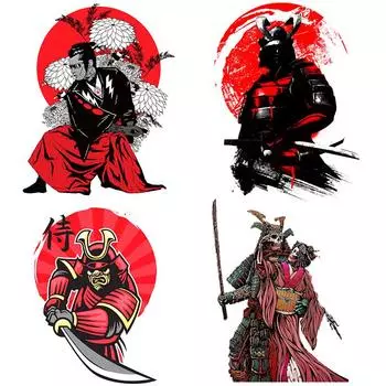 J534 # дракон самурай наклейка на автомобиль виниловая наклейка водонепроницаемые украшения автомобиля наклейки A-15cm-Longest Side