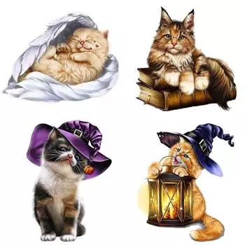 J540 # супер милая наклейка с изображением кота и животного на автомобиль, виниловая наклейка, водонепроницаемые декоративные наклейки для автомобиля A-15cm-Longest Side