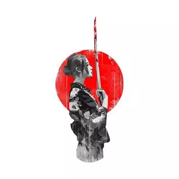 J550 # для гейши-самурая, наклейка на автомобиль, виниловая наклейка, водонепроницаемые декоративные наклейки для автомобиля A-15cm-Longest Side