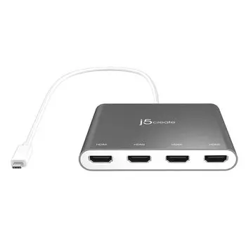 j5 create JCA366 to HDMI Adapter USB-C 4-Port Multi-Monitor