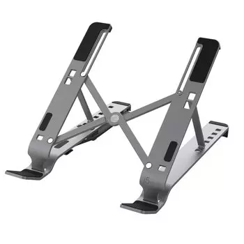 j5create Laptop Stand Gen1 Hub Foldable Ergonomic Design Fits up to Sizes Angle Adjustment Design Protection Heat Dissipation Lightweight Weight