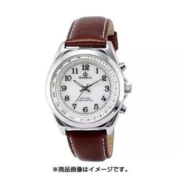 J-AXIS Men s MR70-BR (Analog Radio Sun Flame) Round Watch Brown Analog