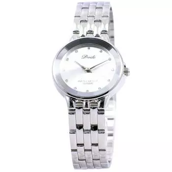 J-AXIS Мужская RY-DG15 (SS Jaxis Dude Sun Flame) Круглые часы серебряные аналоговые