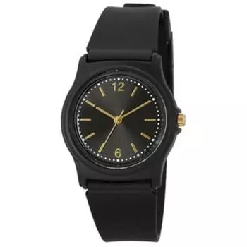 J-AXIS Мужская SF-VG01-BK (Модные часы унисекс Black Sun Flame) Круглые часы, черный пластик, аналоговые