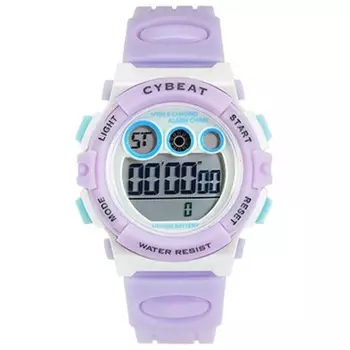 J-AXIS унисекс ACY17-PU (Пламя Солнца) Круглые часы Фиолетовые цифровые