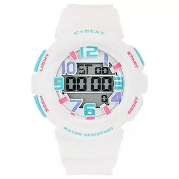 J-AXIS унисекс ACY22-W (CYBEAT Повседневные цифровые часы Sun Flame) часы