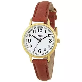 J-AXIS унисекс AL1352-RE (Пламя Солнца) Круглые аналоговые часы