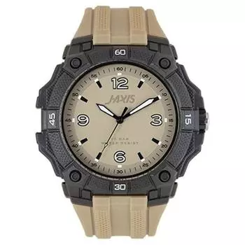 J-AXIS унисекс HG280-BE (Мужская бежевая Sun Flame) часы