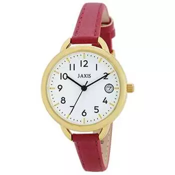 J-AXIS унисекс HL264-RE (Пламя Солнца) Круглые аналоговые часы