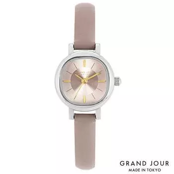 J-AXIS унисекс JG9A0001-GY (Сделано в Японии, женский ремень из натуральной кожи Sun Flame) часы