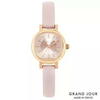 J-AXIS унисекс JG9A0001-PI (Сделано в Японии, женский ремень из натуральной кожи Sun Flame) часы