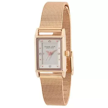 J-AXIS унисекс MJ-GJUA05-PG (Женский сетчатый пояс Sun Flame) часы