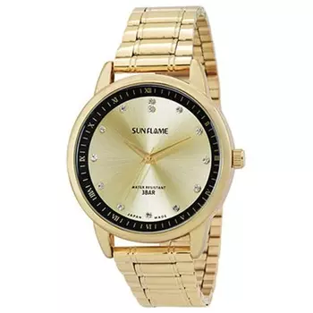 J-AXIS унисекс MJG-A29-GG (SF Солнце Пламя) Круглые аналоговые часы