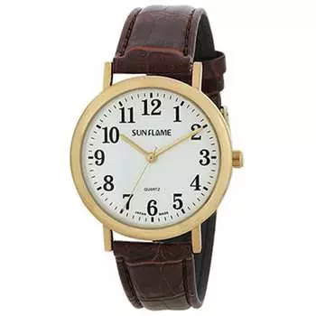 J-AXIS унисекс MJG-AB15-G (SF Солнце Пламя) Круглые аналоговые часы