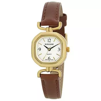 J-AXIS Unisex MJL-AB18-BR (SF Sun Flame) Square Watch Analog