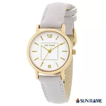 J-AXIS Unisex MJL-B31-GY (SFR Round 28mm Sun Flame) Watch