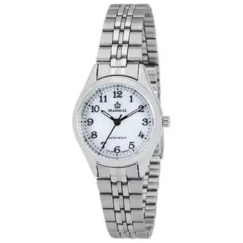 J-AXIS унисекс MRL101-SW (Часы MARSHAL на солнечных батареях с металлическим ремешком и пламенем солнца) часы