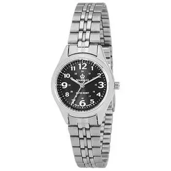 J-AXIS унисекс MRL102-SBK (Часы MARSHAL на солнечных батареях с металлическим ремешком и пламенем солнца) часы