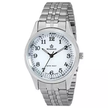 J-AXIS унисекс MRM101-SW (Часы MARSHAL на солнечных батареях с металлическим ремешком и пламенем солнца) часы