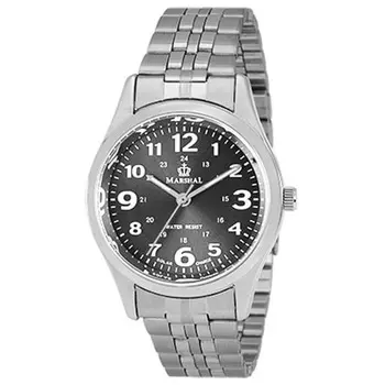 J-AXIS унисекс MRM102-SBK (Часы MARSHAL на солнечных батареях с металлическим ремешком и пламенем солнца) часы