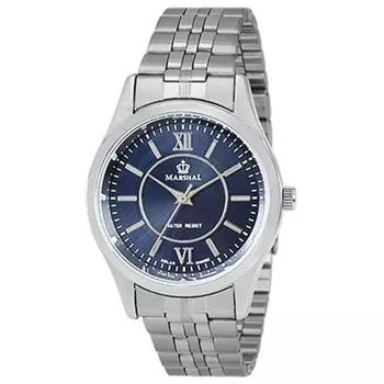 J-AXIS унисекс MRM103-SBL (Часы MARSHAL на солнечных батареях с металлическим ремешком и пламенем солнца) часы