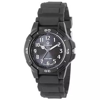 J-AXIS унисекс MRM106-BK (Часы MARSHAL на солнечных батареях с полиуретановым ремешком Sun Flame) часы