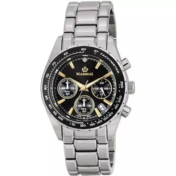 J-AXIS унисекс MRZ017-MBK (Металлический пояс Модель Sun Flame) часы