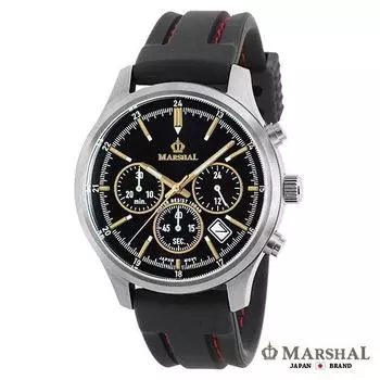 J-AXIS Unisex MRZ022-PBK (Rubber Strap Sun Flame) Watch