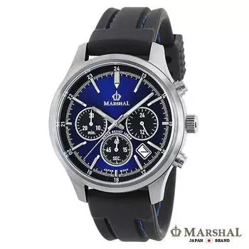 J-AXIS унисекс MRZ022-PBL (Резиновый ремешок Sun Flame) часы