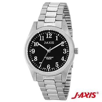 J-AXIS унисекс NAG57-SBK (Легко читаемые часы 10 атм водонепроницаемые Sun Flame) часы