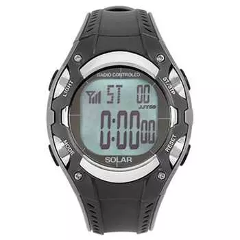 J-AXIS унисекс SRC06-BK (CYBEAT Digital Wave Солнечные часы Sun Flame) Круглые цифровые часы