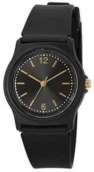 [J-Axis] Watch Thin Plastic Belt Watch VG01-BK Black