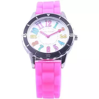 J-AXIS женские MJG-D81-PI (Кварцевые женские часы Sun Flame) Круглые часы из розового сплава, аналоговые