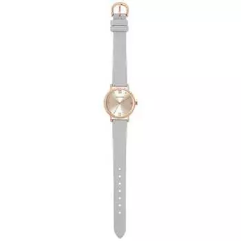 J-AXIS женские MJL-B10-GY (Модные женские часы Sun Flame) Круглые часы из серого сплава, аналоговые