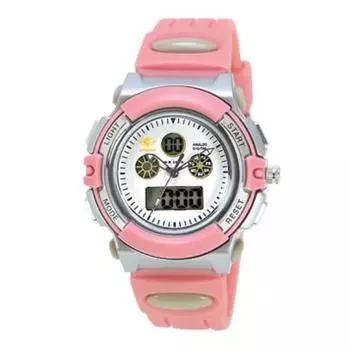 J-AXIS женские NAD05-PI (Аналоговые/цифровые часы CYBEAT Sun Flame) Круглые часы розовые цифровые и аналоговые