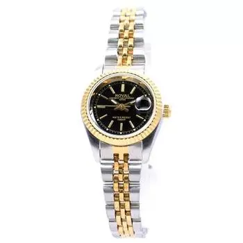 J-AXIS женские RY-DL05 (ТБ в Jaxis Royal Sun Flame) Круглые часы серебряные аналоговые