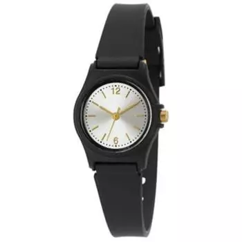 J-AXIS женские SF-VL01-S ( Модные женские часы Silver Sun Flame) Круглые часы, черный пластик, аналоговые