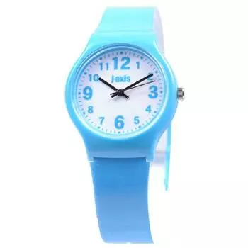 J-AXIS женские TCL27-BL (Красочные часы Sun Flame) Круглые часы синие аналоговые