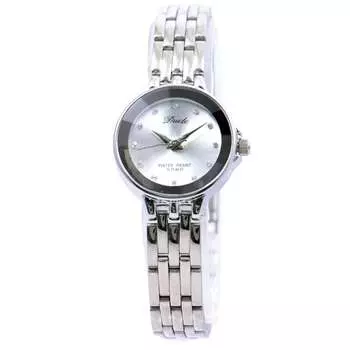 J-AXIS Женский RY-DL15 (SS Jaxis Dude Sun Flame) Круглые часы серебряные аналоговые