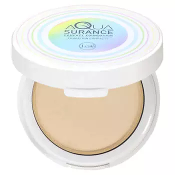 J.Cat Beauty, Aquasurance Compact Foundation, ACF100 Porcelain, 0.31oz(9g)