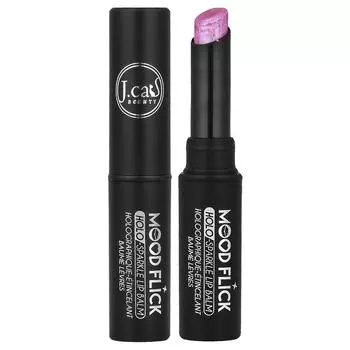 J.Cat Beauty, Mood Flick, Holo-S parkle Lip Balm, MLB101 Off, 2g (0.07oz)
