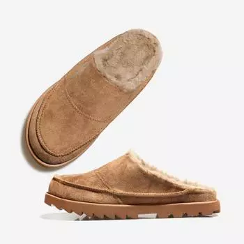 J.Dawl Меховые тапочки J.Dawl Clog пробково-песочного цвета_SAND BROWN_JD50-43822W7F001SB 230