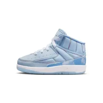 J. Кроссовки Balvin x Air Jordan 2 Retro SP TD для малышей, синие, многоцветные, Celestine-Blue DQ7692-419 22