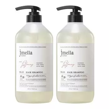 J.Mella in France Blooming Peony Hair Shampoo White Musk Fragrance, 1L, 2 ea.
