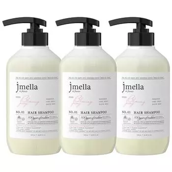 J. Mella in France Blooming Peony Hair Shampoo White Musk Fragrance, 500ml, 3 pcs.