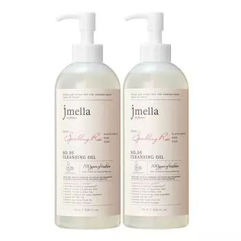 J. Mella in France игристое розовое очищающее масло, 2 упаковки, 500 мл
