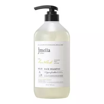 J. Mella in France Lime & Basil Hair Shampoo, 1L, 1 pc.