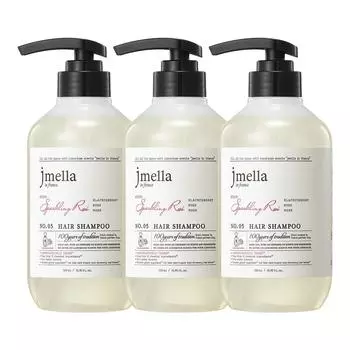 J.Mella in France Sparkling Rose Hair Shampoo, 3 packs, 500ml